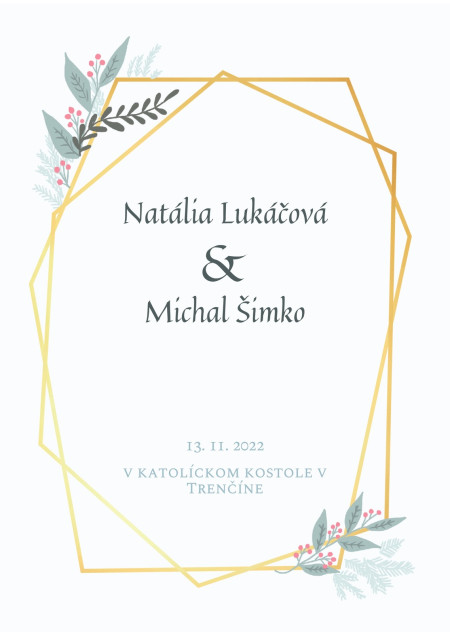 Tlač svadobných oznámení